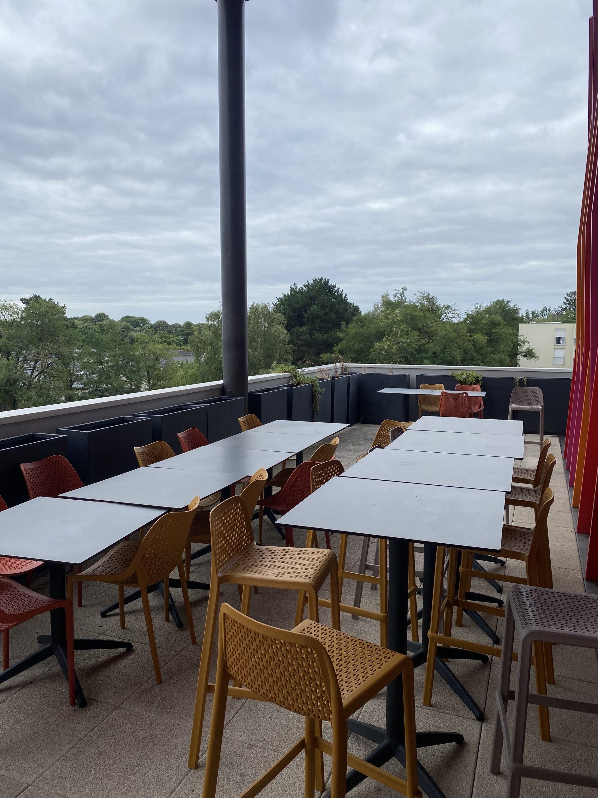 Terrasse de l'IFAS de Rennes