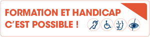 Logo formation et handicap c'est possible